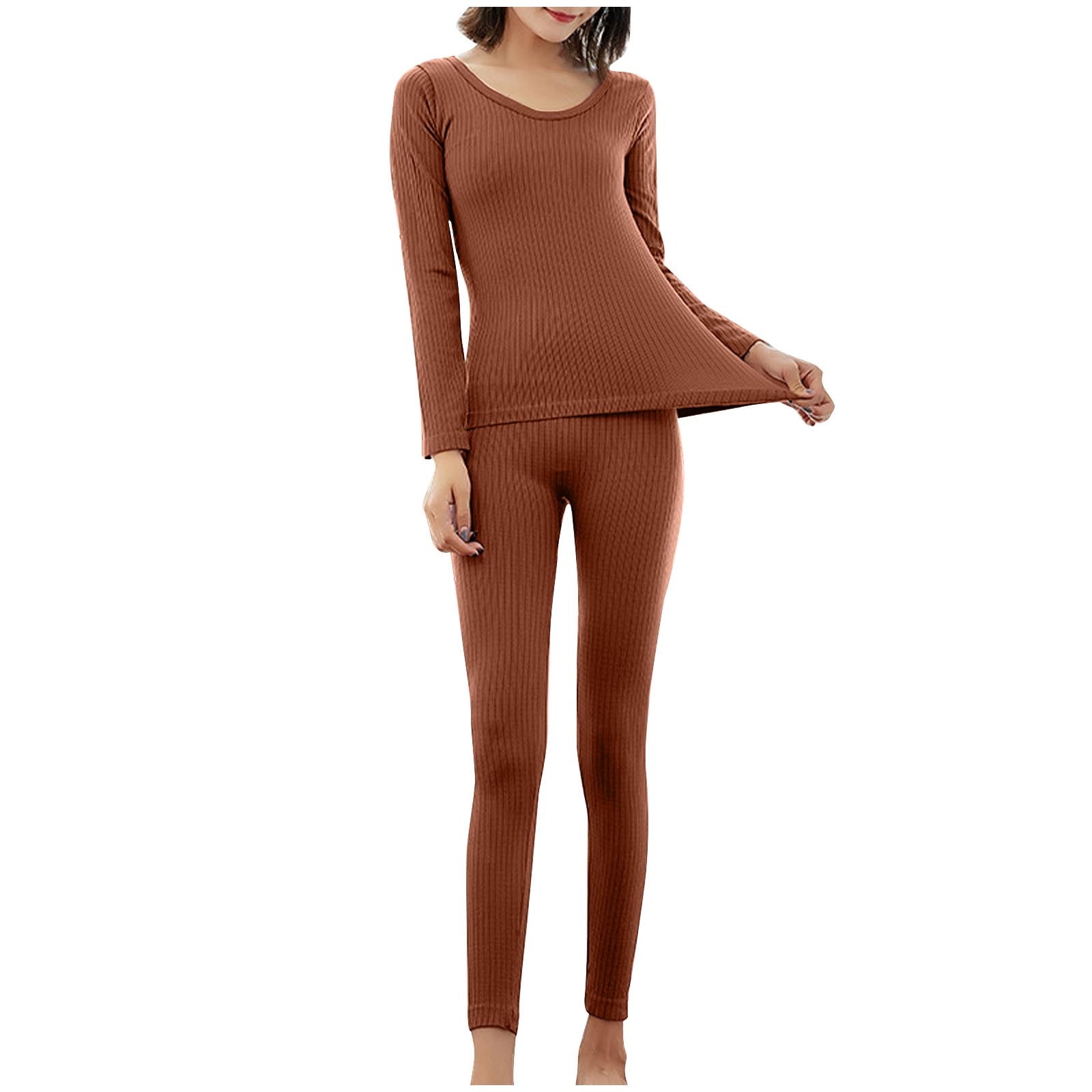 【新品未開封】piping color roomwear （ladies） Joyspun Women's Cotton Blend Notch Collar Pajama Set with
