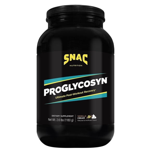 SNAC Proglycosyn Vanilla Cream Recovery Protein Supplement Powder, 2.6 lbs