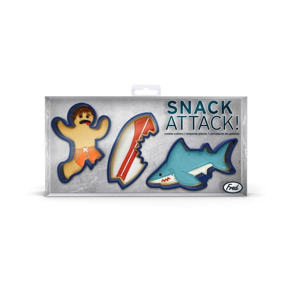 Snack Attack Cookie Cutters Set of 3 Sharks