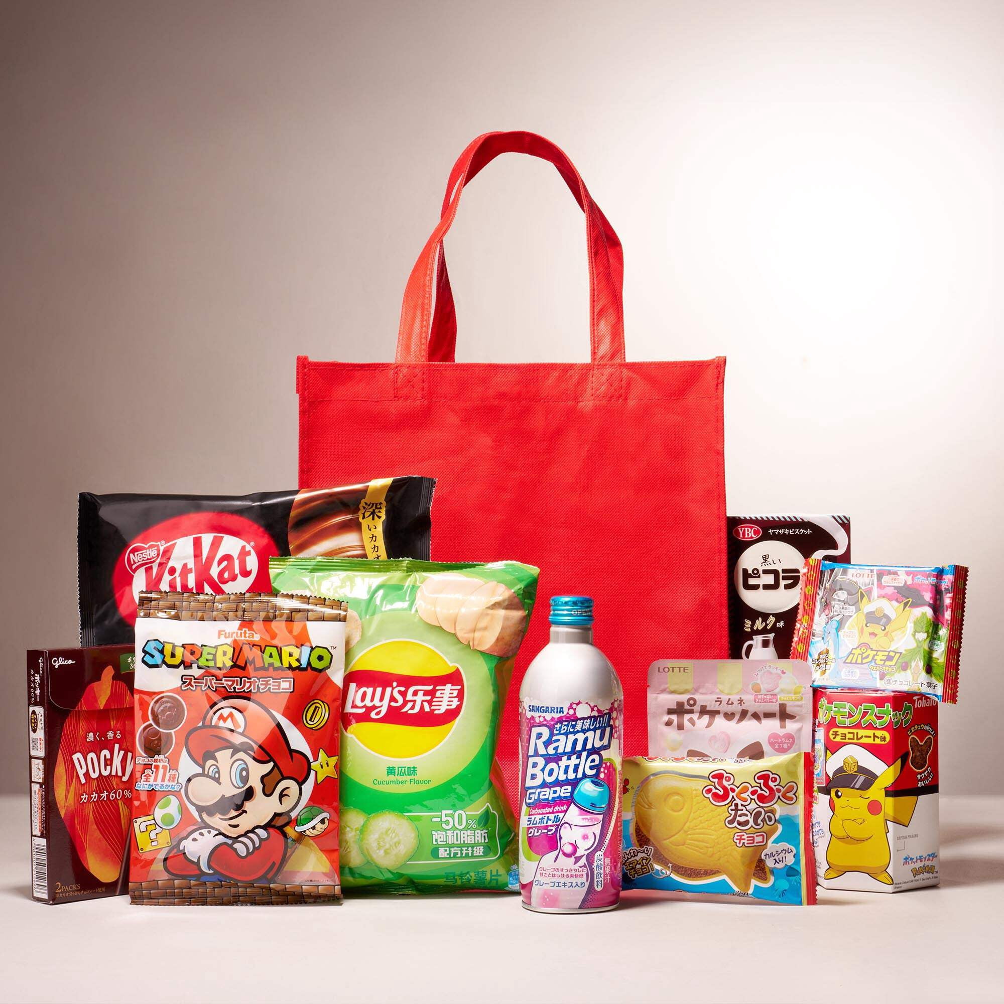 Snack Attack Lucky Bag - 9 to 14 surprise Japanese snacks and drink