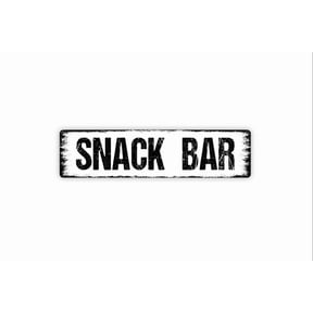 Snack Bar Signs