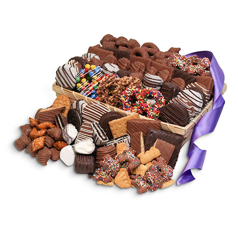 Gourmet on sale chocolate baskets