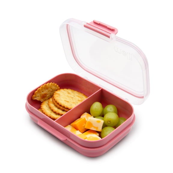 Melii Snack Bento Box Food Storage Container, Berry