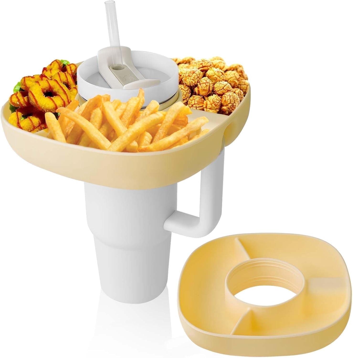 Snack Bowl for Stanley Cup 40 oz Tumbler with Handle, Reusable Stanley ...
