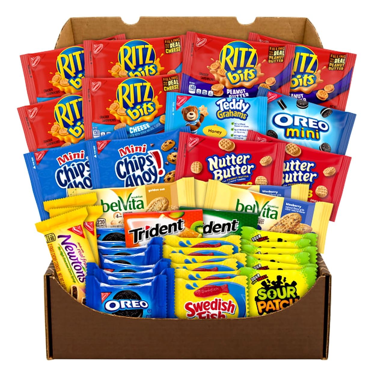 Snack Box Pros Snack Treats Variety Care Package, 40 Assorted Snacks ...