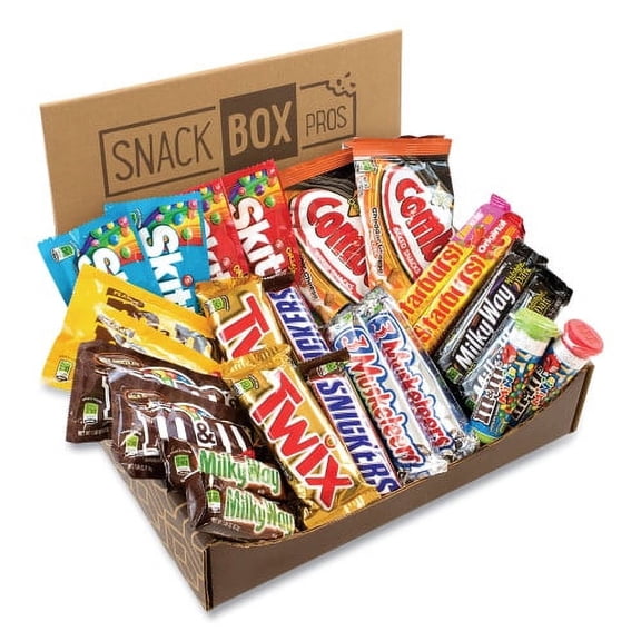 New Snack Box Pros MARS Favorites Snack Box, 25 Assorted Snacks/Box, Ships in 1-3 Business Days