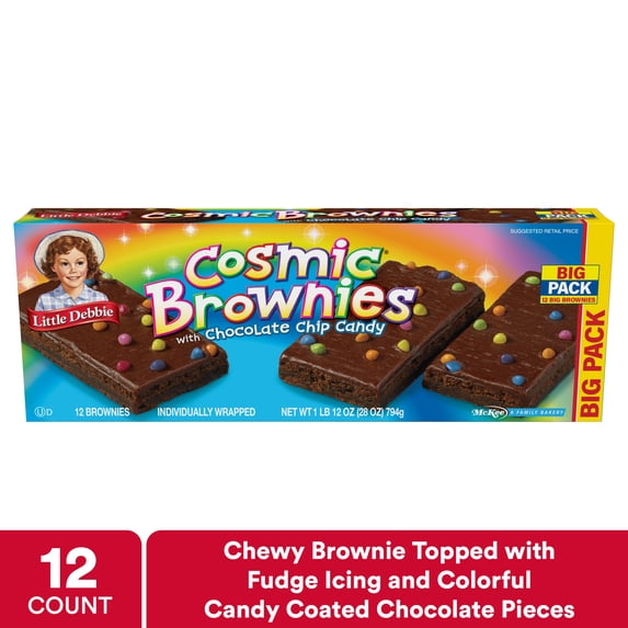 Snack Cakes, Little Debbie Big Pack COSMIC ® Brownies