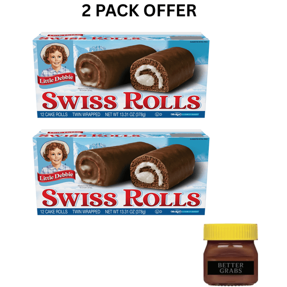 Snack Cakes, Little Debbie Family Pack Swiss Cake Rolls
