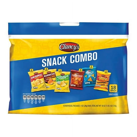 Clancy's Snack Combo Pack, 18 count
