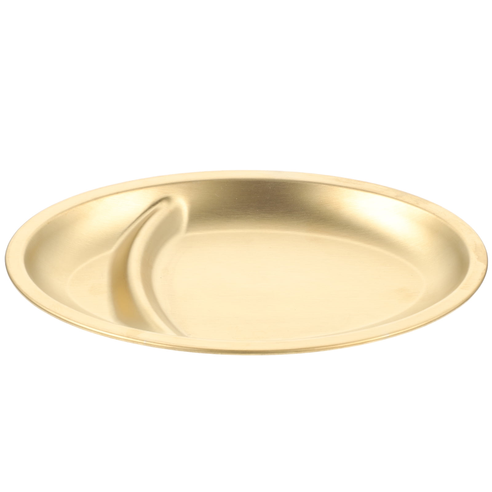 Snack Container Dessert Platter Stainless Steel Plate Candy Dish Sushi Serving Tray Chip Dip