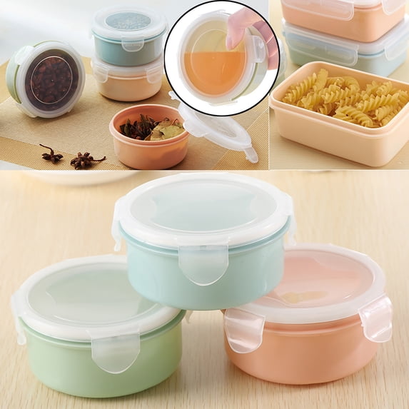 Snack Containers with Lid Plastic Air Tight Container For Lunch Meat And Cheese Plastic Containers With Lids For Lunch Storage Plastic Airtight Jar Refrigerator Crisper Box Stackable 1pc