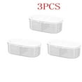 thumbnail image 1 of Snack Containers, Reusable Small Double Grids Food Storage Containers with Lids, Storage Box Double Grids Kitchen Storage Box,Portable Mini Freezer Storage Containers for Refrigerator, 1 of 6