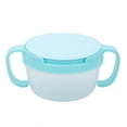 thumbnail image 1 of Snack Cup,BPA Free Dual handle Spill proof Food Bowl,Snack Container,Reuseable Small Storage Container jars,Leak Resistant Airtight Lids[Blue], 1 of 9