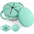 thumbnail image 1 of Snack Cups for Toddlers Spill Proof,3-in-1  Detachable Stainless Steel Baby Food Containers with Spill-Proof Silicone Lids & Handles,On-the-Go Kids Snack Containers Box, 1 of 14