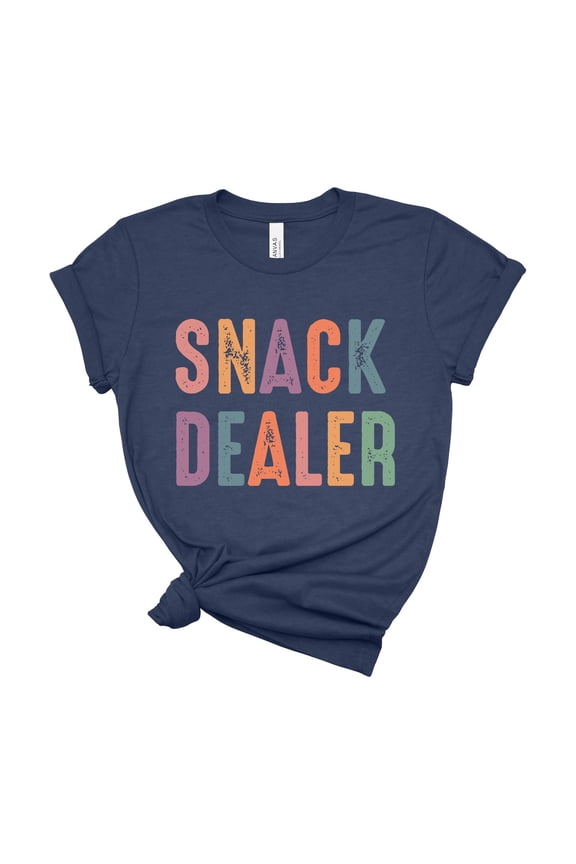 Snack Dealer Mama Shirt Funny Mom Gift Retro Colorful Tee