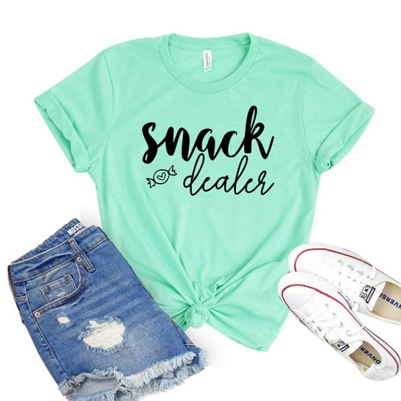 Snack Dealer Shirt Mother's Day Tshirt Momlife T-shirt Motherhood Shirts Cool Mom Tee Women's Parenting Gift