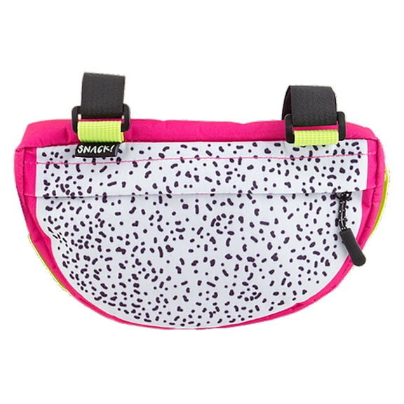 Snack! Dragon Fruit Frame Bag Dragon Fruit 8x5x1.5in Hook & Loop Straps