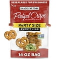 thumbnail image 1 of Snack Factory Everything Pretzel Crisps, Non-GMO, 14 oz Party Size Bag, 1 of 11