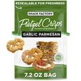 thumbnail image 1 of Snack Factory Garlic Parmesan Pretzel Crisps, 7.2 oz Resealable Bag, 1 of 10