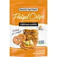 Snack Factory Pretzel Crisps Deli Style Cheddar Cheese 7.2 oz Pack of