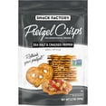 thumbnail image 1 of Snack Factory Pretzel Crisps, Sea Salt & Cracked Pepper, 7.2 oz Resealable Bag, 1 of 11