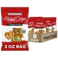 Snack Factory Pretzel Crisps, TMA3 Everything, 3 Oz (Pack of 8