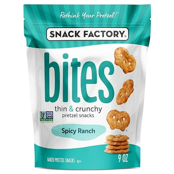 Snack Factory Spicy Ranch Bites, 9 Oz Bag ( Pack of 2 )