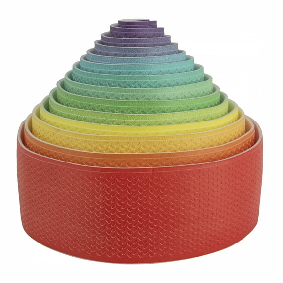 SNACK! Fade Handlebar Tape Pastel Rainbow 2100mm