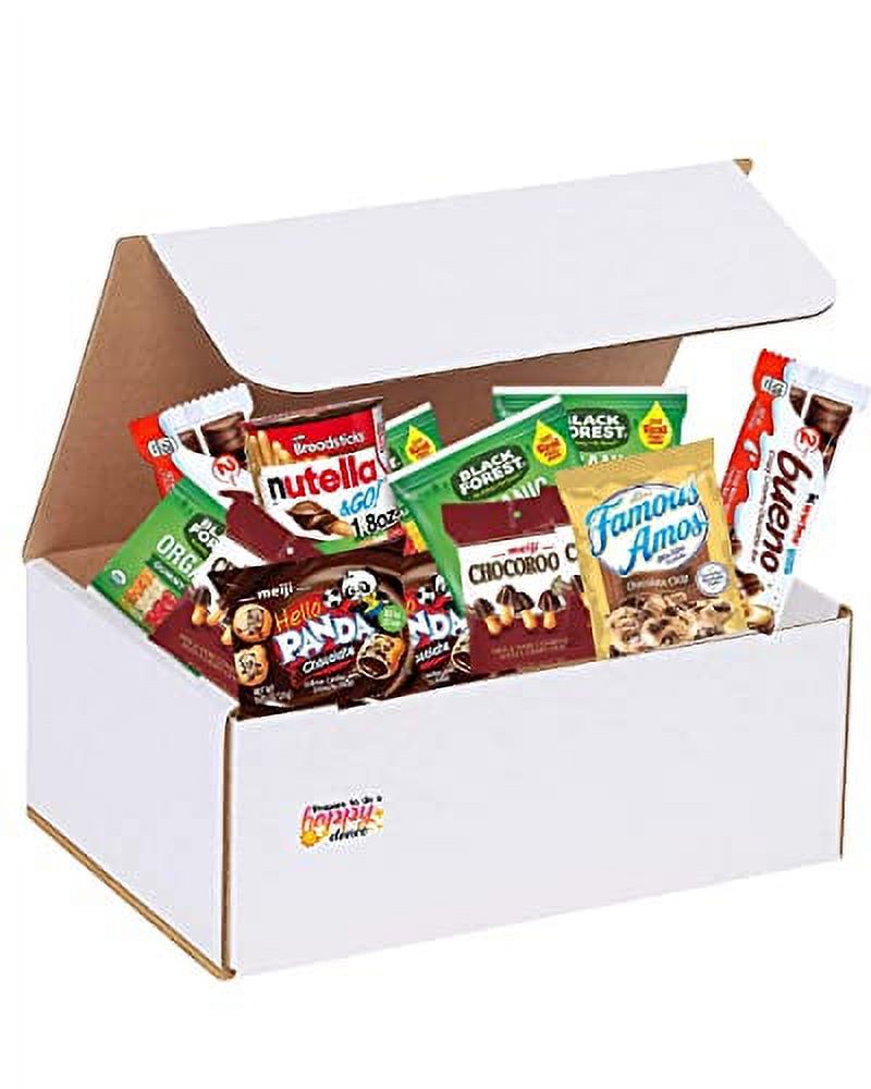 Snack Gift Box Everyday Care Package (12 Counts) Gummy, Breadsticks