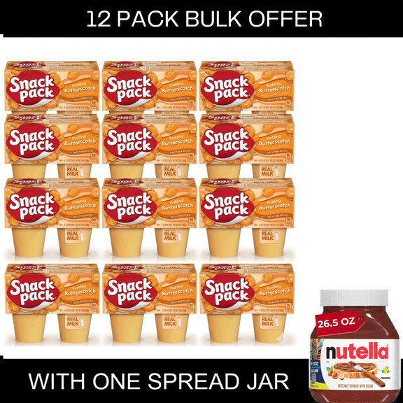 Snack Pack Butterscotch Pudding, 3.25 oz Pudding Cups