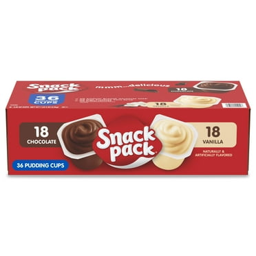 Snack Pack Multi-Size Pudding Cups Variety Pack (3.25 oz., 36 pk ...