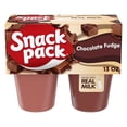 thumbnail image 1 of Snack Pack Chocolate Fudge Pudding, 3.25 oz Pudding Cups, 4 Count, 1 of 9