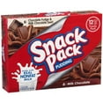 Snack Pack Chocolate Fudge & Milk Chocolate Swirl/Milk Chocolate