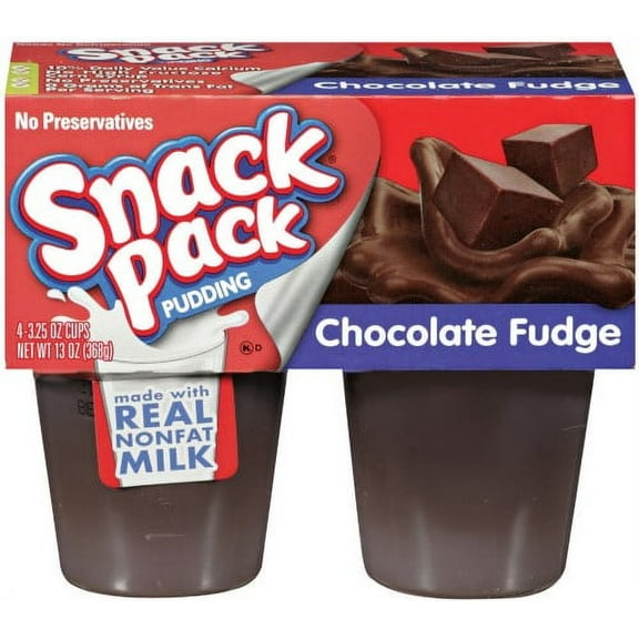 Snack Pack Chocolate Fudge Pudding Cups (Pack of 10)