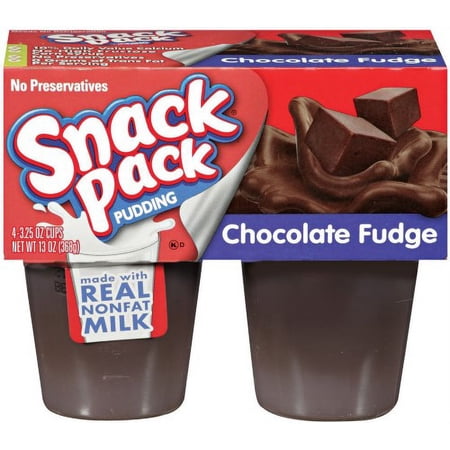Snack Pack Chocolate Fudge Pudding Cups (Pack of 8)