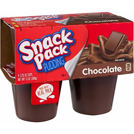 Snack Pack Pudding Cups Chocolate (Pack of 16)
