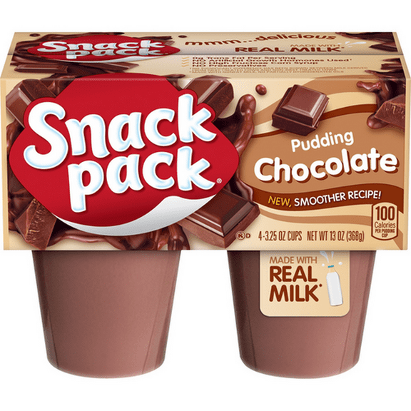 Snack Pack Pudding Cups Chocolate (Pack of 6)