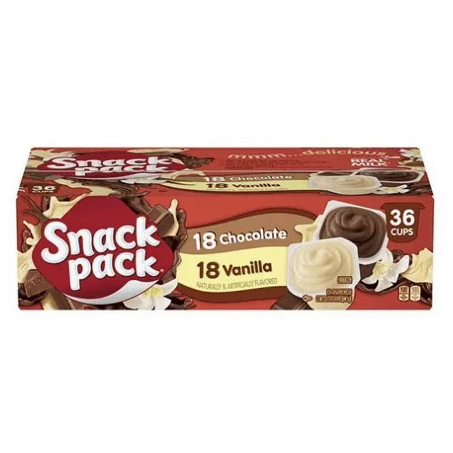 Snack Pack Multi-Size Pudding Cups Variety Pack (3.25 oz., 36 pk ...