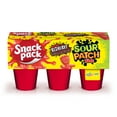 thumbnail image 1 of Snack Pack SOUR PATCH KIDS REDBERRY Flavored Juicy Gels Cups, 3.25 oz., 6-Count, 1 of 9