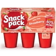 thumbnail image 1 of Snack Pack Super Size Strawberry Flavored Juicy Gels, 5.5 oz Snack Cups, 6 Count, 1 of 9
