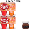 thumbnail image 1 of Snack Pack Strawberry and Orange Flavored Juicy Gels, 3.25 oz Snack Cups, 1 of 8