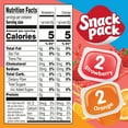thumbnail image 1 of Snack Pack Zero Sugar Strawberry and Orange Flavored Juicy Gels, 3.25 oz Snack Cups, 4 Count, 1 of 10