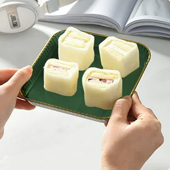 Snack Plates under $5! kkbbma Dinner Plates, Plastic Plates, Multipurpose Dishware for Snacks, Fruits, Kitchen, Restaurant