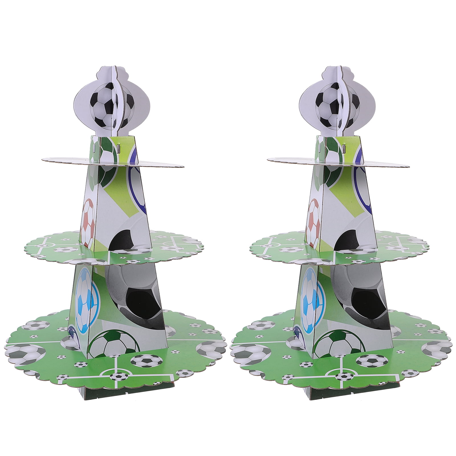 Snack Rack 3 Tier Cake Stand Display Tea Party Dessert Towers Paper Cup