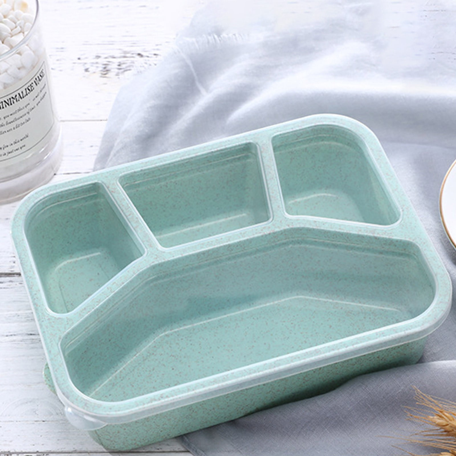 Snack Rack Wheat Straw Lunch Box Japanese Lunch Box Student Lunch Box ...