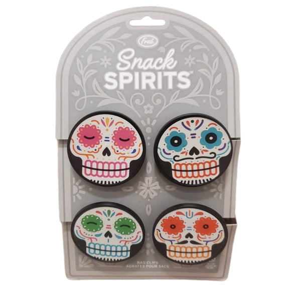 Snack Spirits Chip Bag Clips by Fred 4-pc