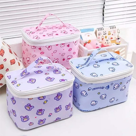 Snack Time Cutie Kawaii Cosmetic Makeup Bag
