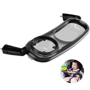 Snack Tray Fits for UPPAbaby VISTA/VISTA V2/ Cruz/Cruz V2/ RumbleSeat/RumbleSeat V2, Stroller Tray with Cup Holder & Recessed Bowl, Dishwasher Safe, Quick Attachment, Folds with Stroller