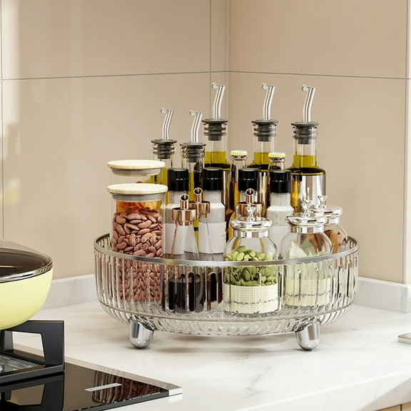 Snack Tray with 5 Segmented Candy Containers for Nuts, Dried Fruits, and Snacks Storage, Rotating Food Organizer, Ideal for Parties and Home Use