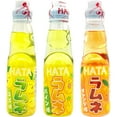 thumbnail image 1 of Snackathon Ramune Japanese Soda Variety Pack, 3 Citrus Bottles (Yuzu, Orange, Pineapple), 6.76 Fluid Ounce Each, 1 of 9